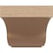 Ekena Millwork 4"W x 8"D x 4"H Wide Van Buren Rough Cedar Woodgrain TimberThane Corbel, Primed Tan CORUR04X08X04VANRCPR - alternate 4